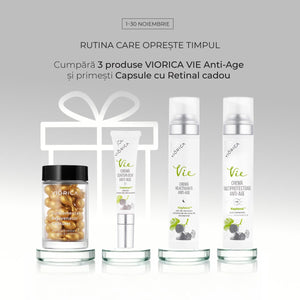 Rutina completă Viorica Vie Anti-Age + Ser Capsule Cadou