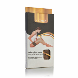 Mănușa de masaj urzită din păr natural de cal