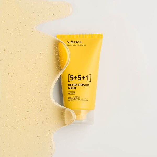 Mască Ultra-Reparatoare 5+5+1 pentru păr foarte uscat și deteriorat, Viorica