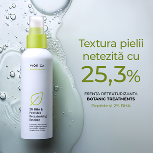 Esenţă retexturizantă cu peptide şi 2% BHA, Botanic Treatments
