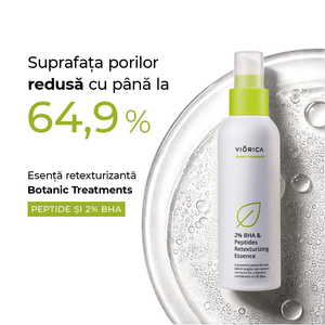 Esenţă retexturizantă cu peptide şi 2% BHA, Botanic Treatments