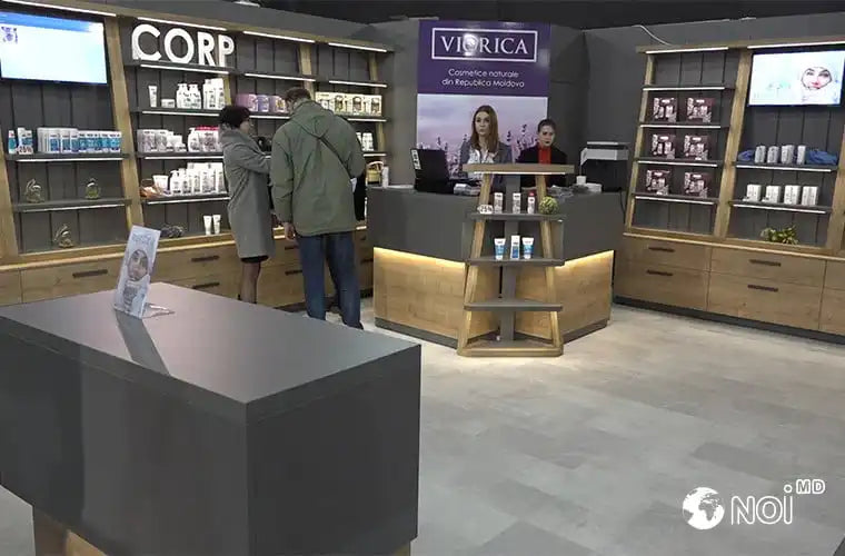 Viorica-Cosmetic i-a uimit pe vizitatorii expoziției la Moldexpo cu produse exclusive din noua linie