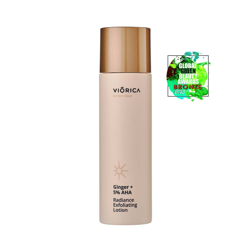 Loţiune exfoliantă iluminantă Ghimbir + 5% AHA, Perfect Glow