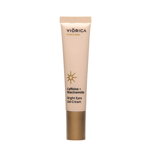 Gel-сremă contur ochi pentru luminozitate Cafeină + Niacinamidă, Perfect Glow