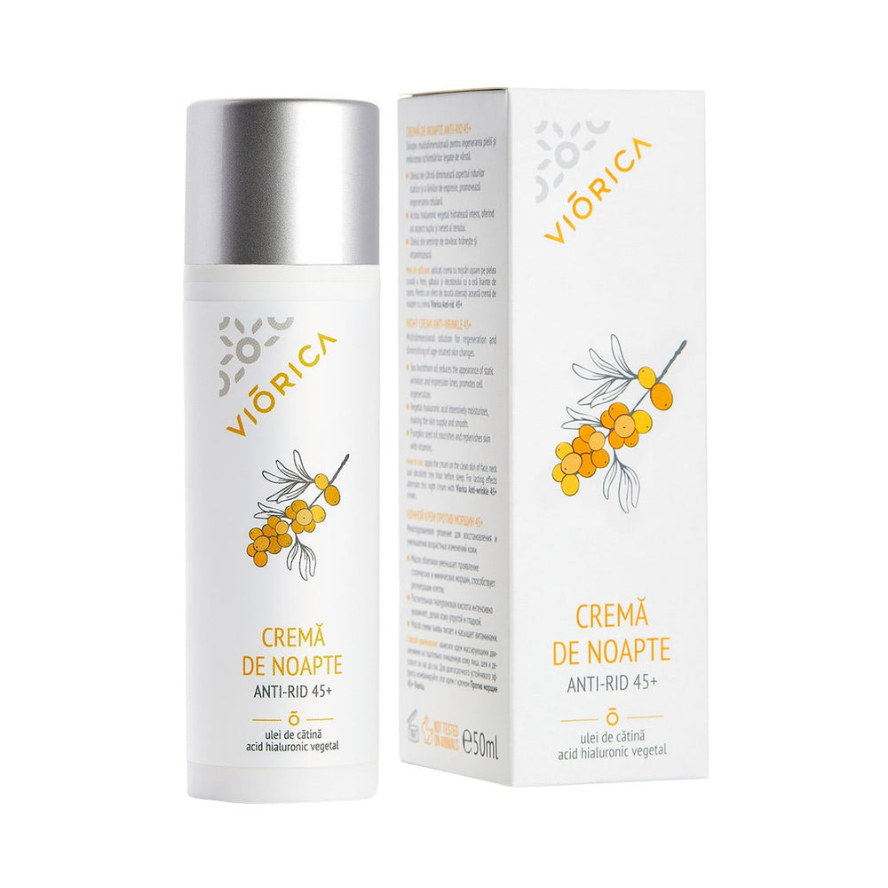 Cremă de noapte anti-rid 45+