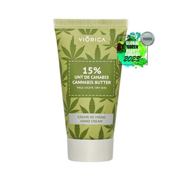 Cremă de mâini cu 15% unt de canabis