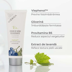 Cremă de mâini regeneratoare, Viorica Vie