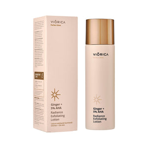 Loţiune exfoliantă iluminantă Ghimbir + 5% AHA, Perfect Glow