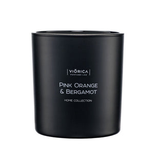 Lumânare parfumată din ceară de soia “Portocală Roză & Bergamot”