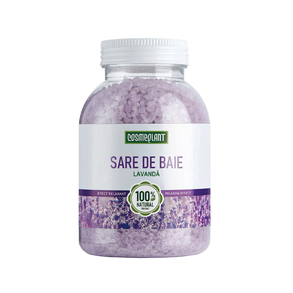 Sare de Baie cu Extract și Ulei Esențial de Lavandă