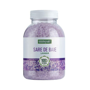 Sare de Baie cu Extract și Ulei Esențial de Lavandă