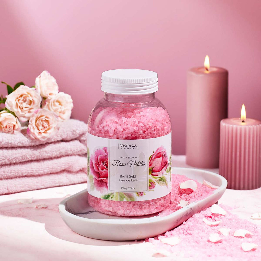 Sare de Baie „Elixir Floral Rosa Nobilis”