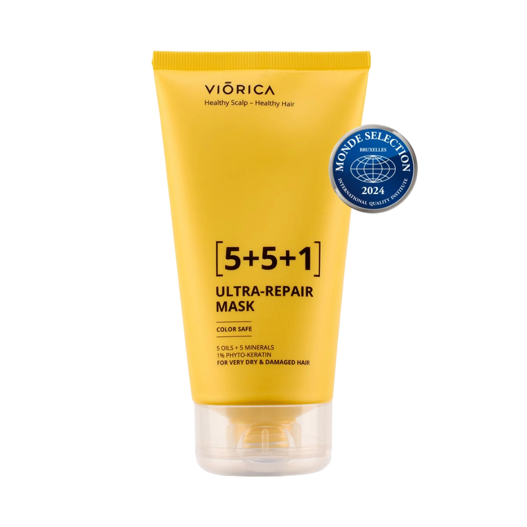 Mască Ultra-Reparatoare 5+5+1 pentru păr foarte uscat și deteriorat, Viorica