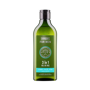 Gel de duș 3 în 1 pentru corp, față și păr, For Men