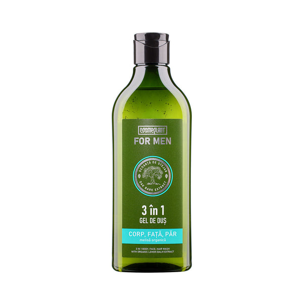 Gel de duș 3 în 1 pentru corp, față și păr, For Men